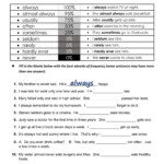 15 Adverb Worksheets Pdf Petacreta