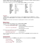 17 French Adjectives Worksheet Worksheeto