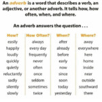 3 Free Grammar Worksheets Fourth Grade 4 Adjectives Adverbs Where Why