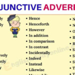 40 Conjunctive Adverbs List In English For ESL Learners Conjunctive