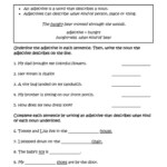 6th Grade Worksheets On Adverbs For Grade 6 WorksSheet List