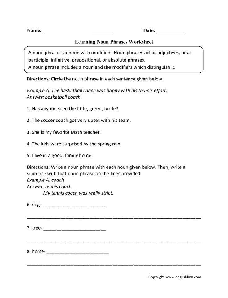 7 Adjective Phrase Worksheet 8Th Grade Adverbial Phrases