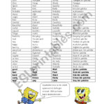 Adjective And Adverb List For 8 Th Grade ESL Worksheet By Say Ok