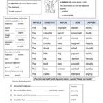 Adjective And Adverb Worksheets With Answer Key Db excel