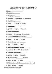 Adverb Of Manner Worksheet Pdf Grade 6 - AdverbWorksheets.net