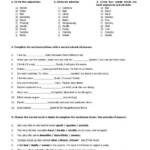 Adjective Vs Adverbs Worksheet