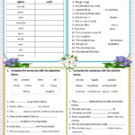 Adjectives And Adverbs With Magical Horses Worksheet Answers Adverbs