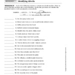 Adjectives And Nouns Worksheets Free Printable 9th Grade Learning How
