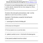 Adjectives Worksheets For Grade 3 With Answers Pdf Thekidsworksheet