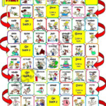Adverb Board Game ESL Worksheet By Imelda Adverbs Preschool Sight