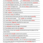 Adverb Examples 50 Sentences apprendreanglais apprendreanglaisenfant