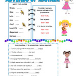 Adverb Of Manner Worksheet Grade 3 1 1 Fill The Gaps In The Table