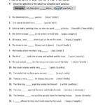 Adverb Or Adjective Worksheet How To Speak Spanish Adjectives