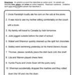 Adverb Worksheet 2 Circle Underline