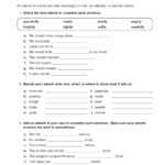 Adverb Worksheets Pdf Thekidsworksheet