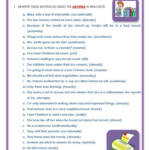 Adverbs Of Degree Worksheets Pdf With Answers