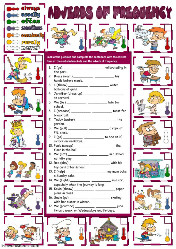 Adverbs Of Frequency Activity