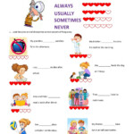 Adverbs Of Frequency Online Pdf Worksheet