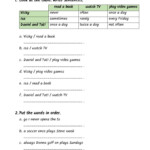 Adverbs Of Frequency Online Worksheet For COURSE 3