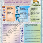 Adverbs Of Manner Time Place And Frequency Exercises Exercise