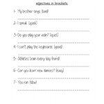 Adverbs Of Manner Worksheet For Elementary