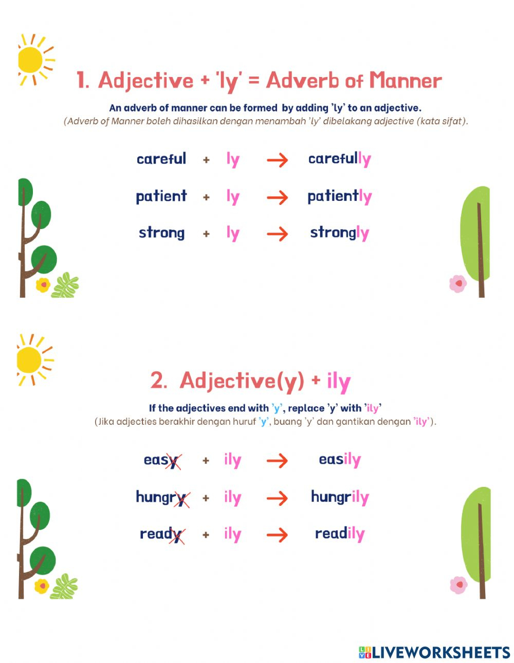 Grade 6 Adverb Worksheet AdverbWorksheets