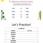 Adverbs Of Manners Year 6 Worksheet