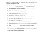Adverbs Of Place Interactive Worksheet