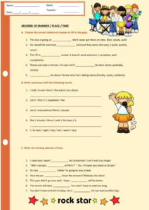 Adverbs Of Negation Worksheet - AdverbWorksheets.net