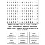 ADVERBS WORDSEARCHES Teaching Resources Adverbs Teaching Resources