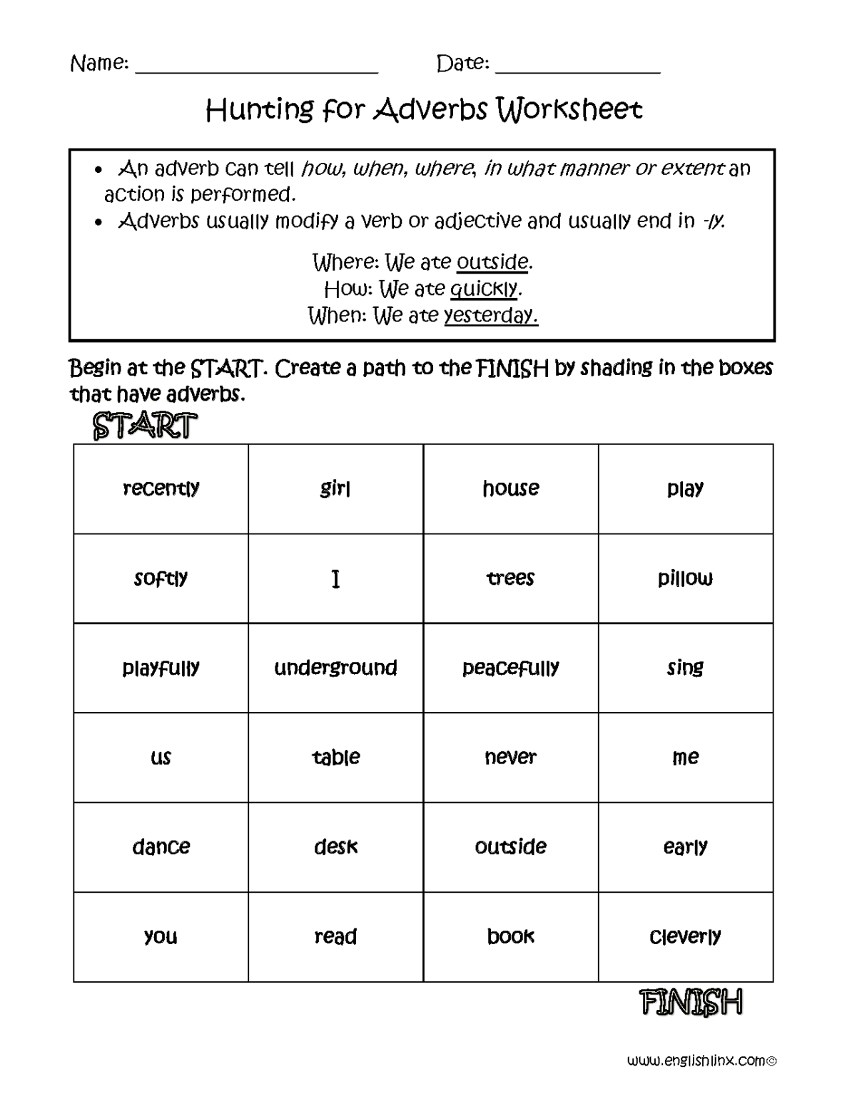 Modifying Adverbs Worksheet AdverbWorksheets