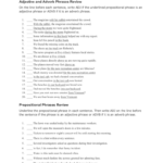 Chapter 3 Lesson 1 Prepositional Phrases Answer Key EduForKid