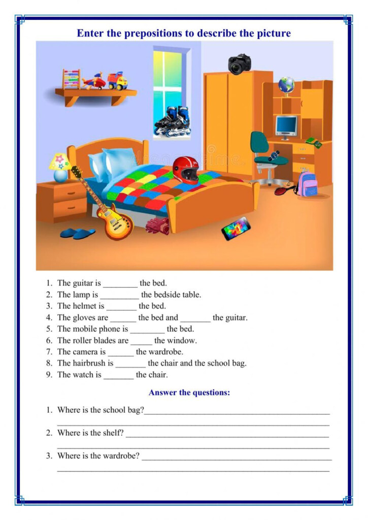 Choose The Correct Preposition Worksheet Preposition Worksheets 