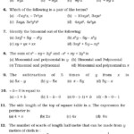 Class 7 Important Questions For Maths Algebraic Expressions