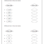 Clock Worksheets And Charts