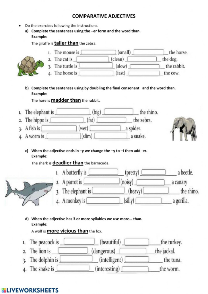 Comparative Adjectives