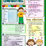 Comparatives Revision Worksheet