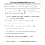 Conjunctive Adverbs Worksheet Pdf Askworksheet