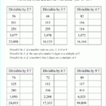 Divisibility Rules Worksheets Grade 5