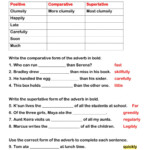 Ejercicio De Comparing Adverbs