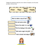 Ejercicio Online De Adverbs Of Sequence