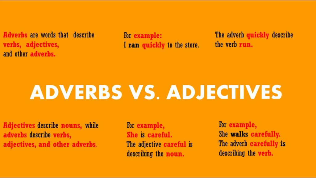 English Lesson Grammar Adverbs Vs Adjectives YouTube