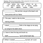 Fill In The Blanks Prepositions Worksheet Have Fun Teaching