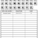 Free Printable Scrabble Spelling To Revise Any Spelling List Spelling