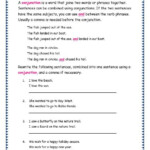 Grade 2 Conjunction Worksheets With Answers Askworksheet