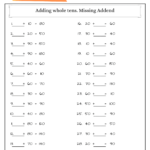 Grade 2 Math Worksheets Addition Whole Tenths Part 3 Education PH