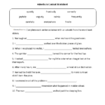 Grade 7 Adverbs Worksheets Pdf With Answers Askworksheet