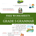 Grammar Worksheets For Grade 5 In 2021 Grammar Worksheets