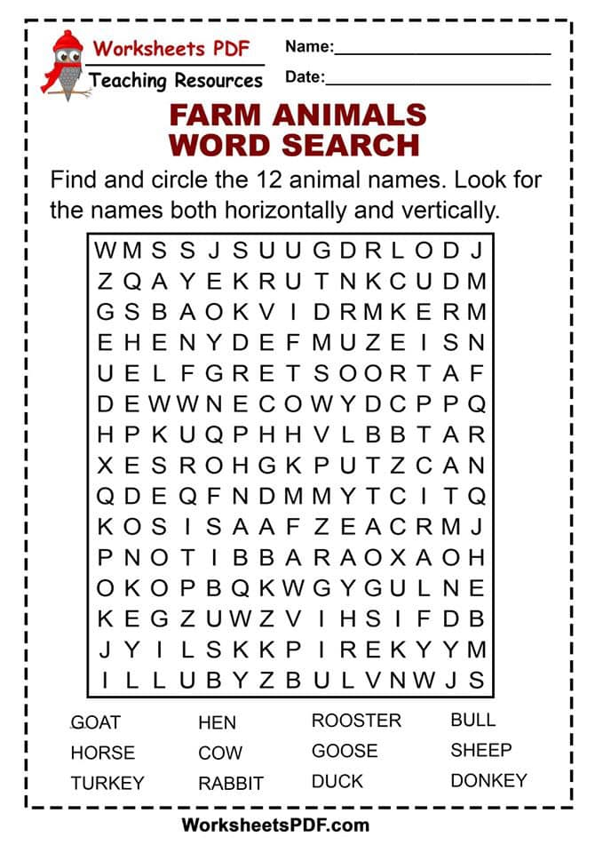 Here Are Some Worksheets For Our School Age Kiddos Word Search