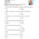 Identifying Adverbs Test Reading Level 2 Preview